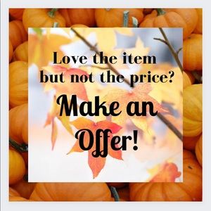 Make me an offer if you are interested in any of my items.